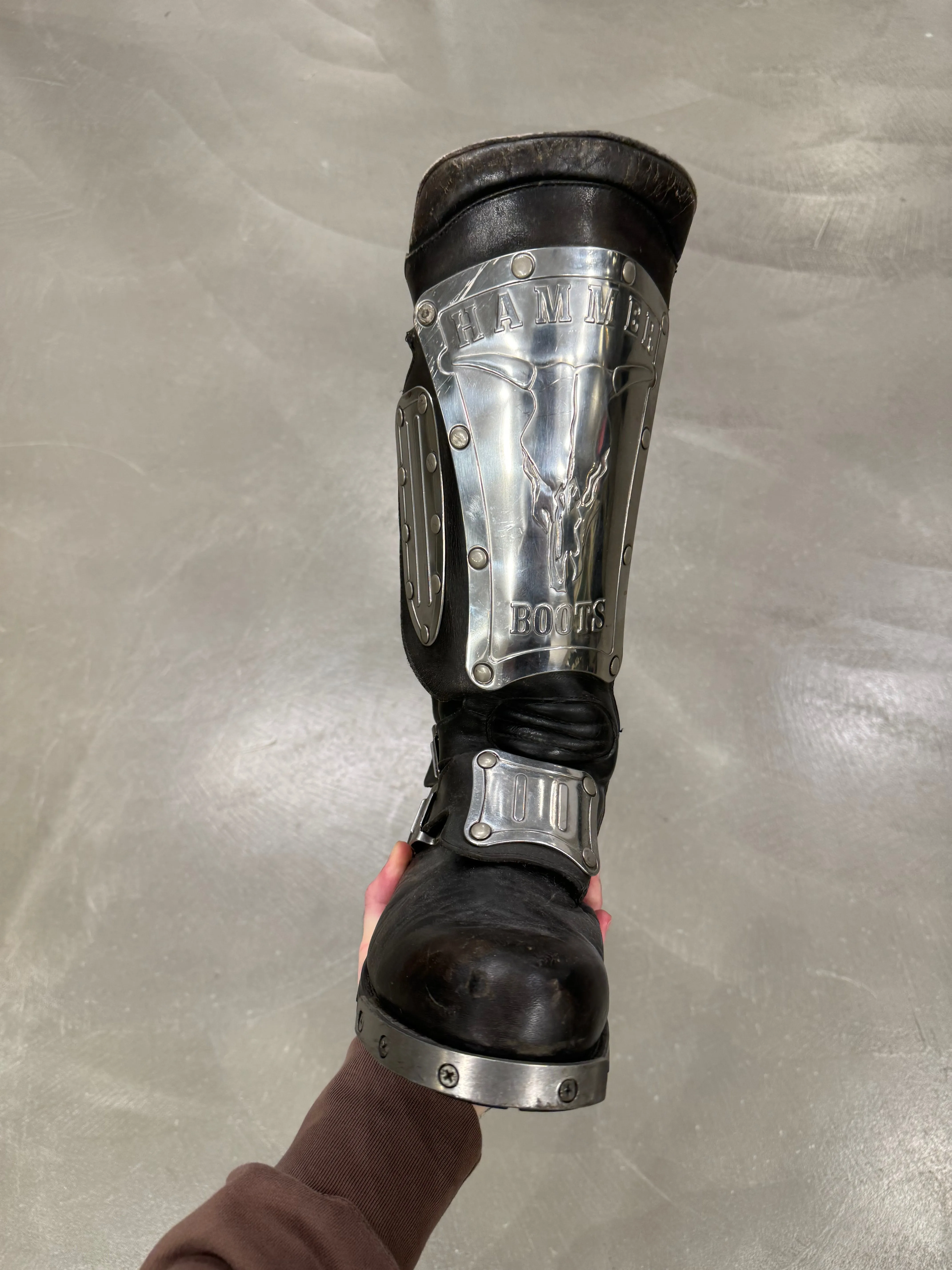1990s Kadoya armored biker boots