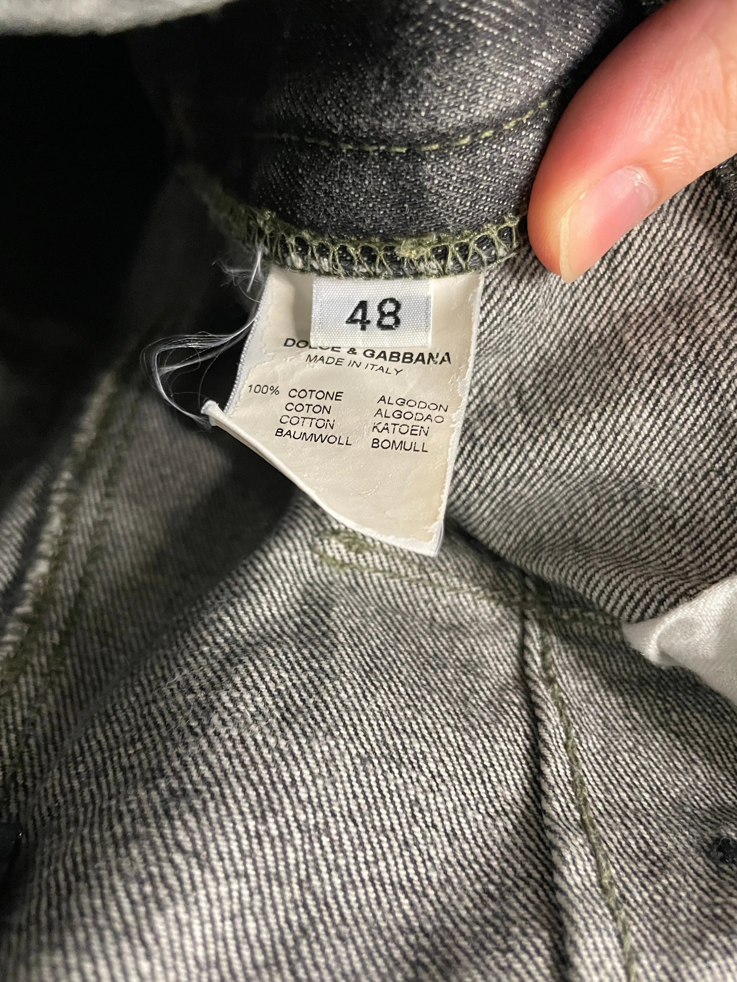 2000s Dolce & Gabbana heavy weight cargo pants