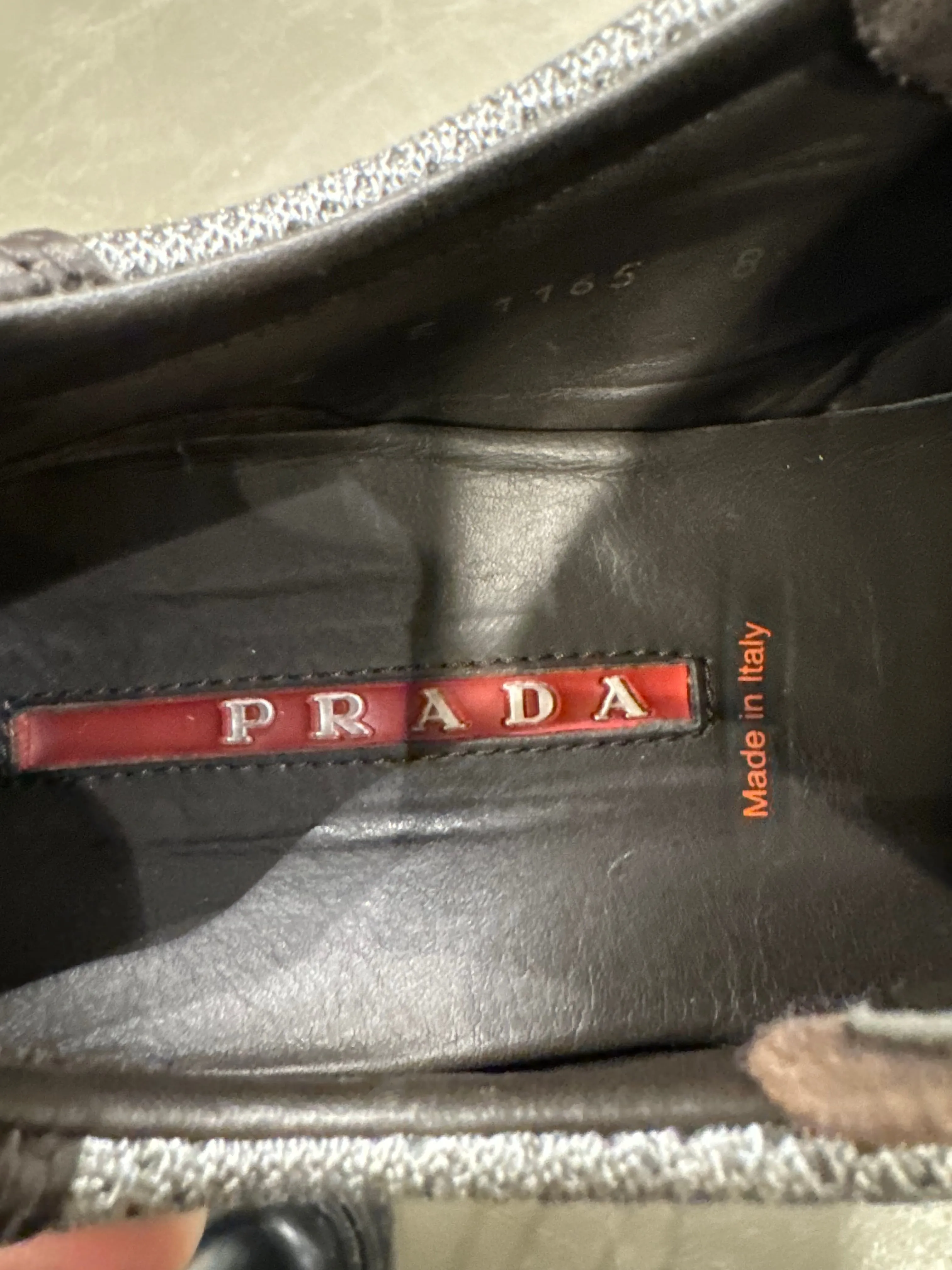 2000s Prada vintage leather sneakers