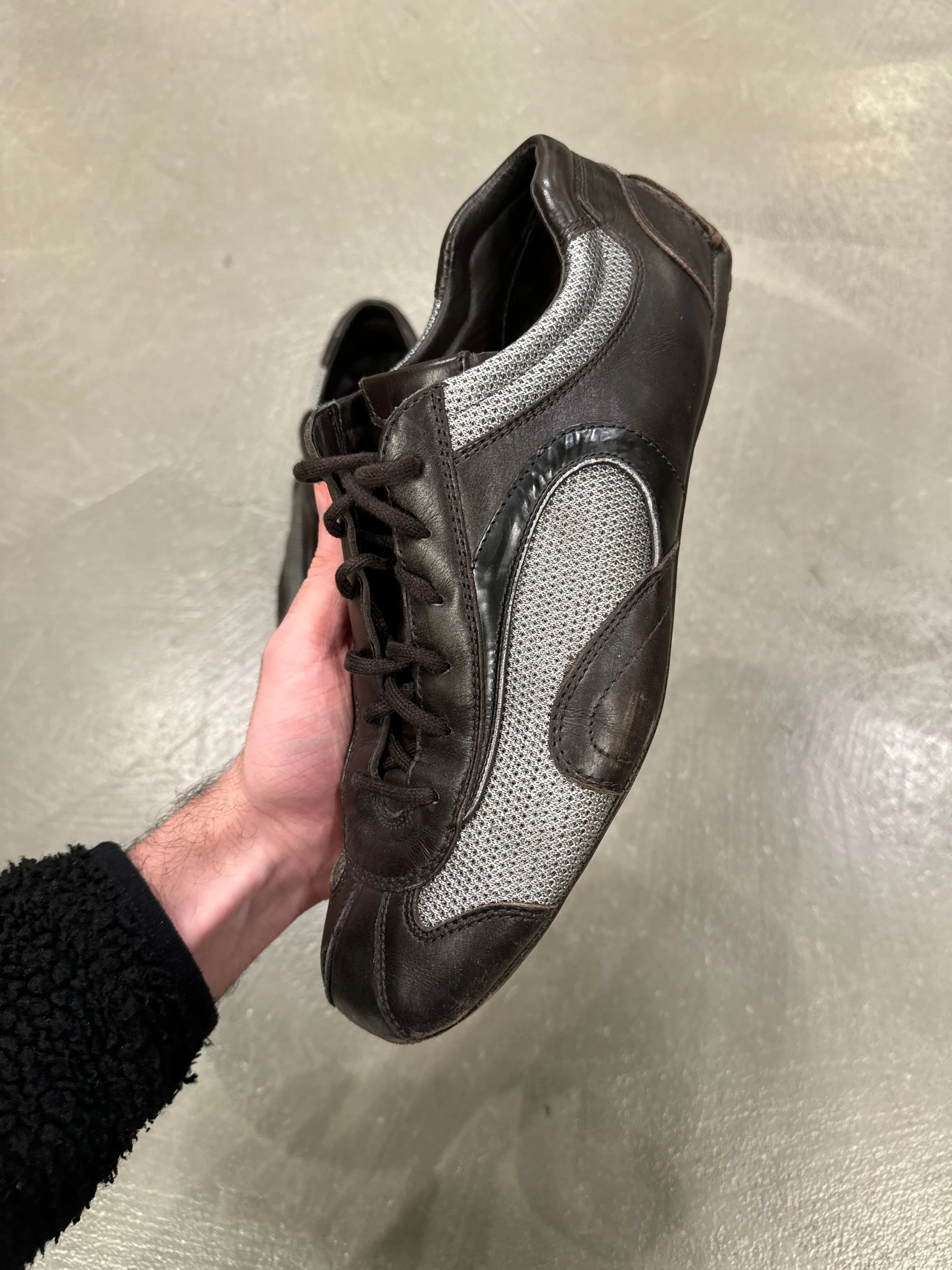 2000s Prada vintage leather sneakers