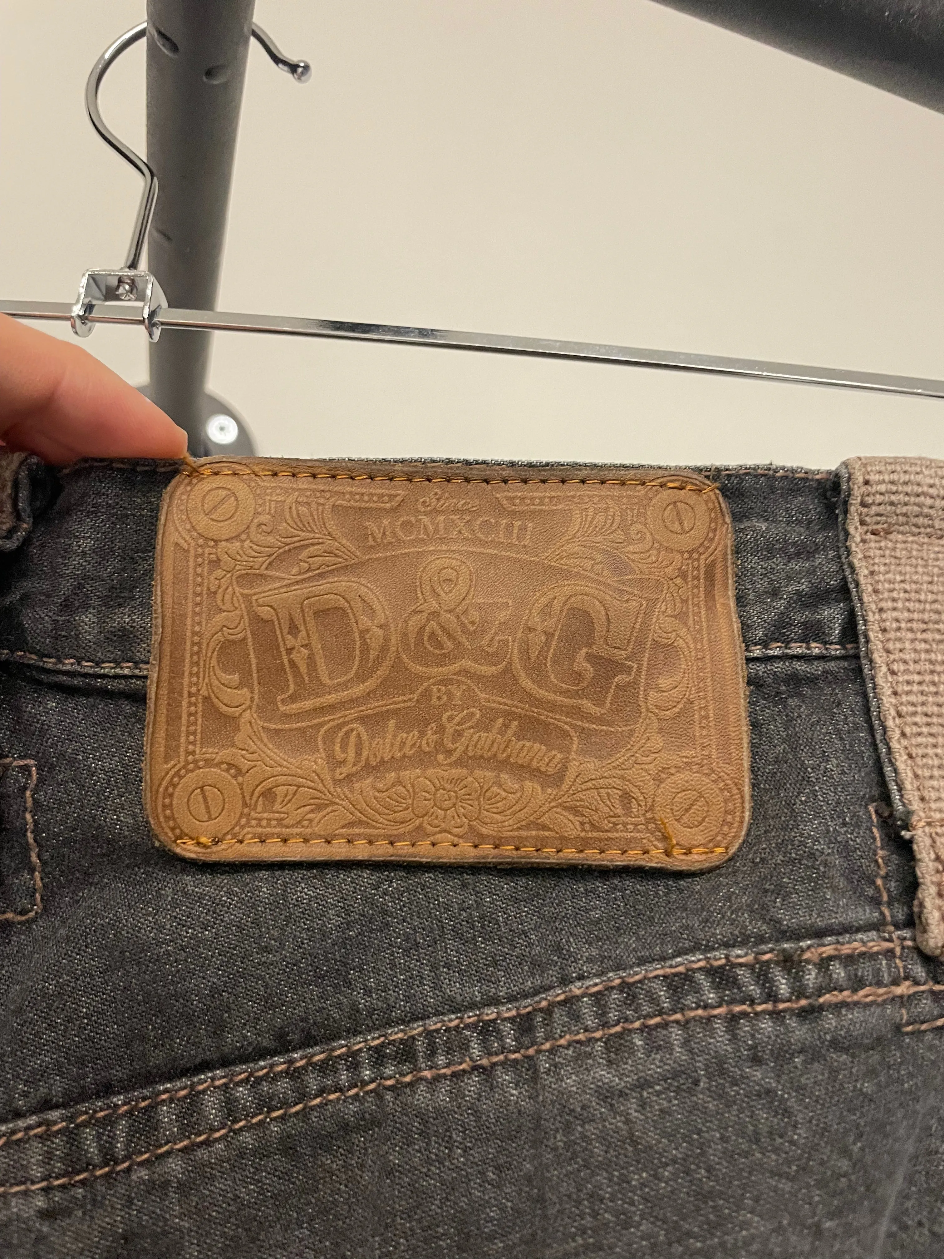 2004 Dolce & Gabbana bondage cargo pants