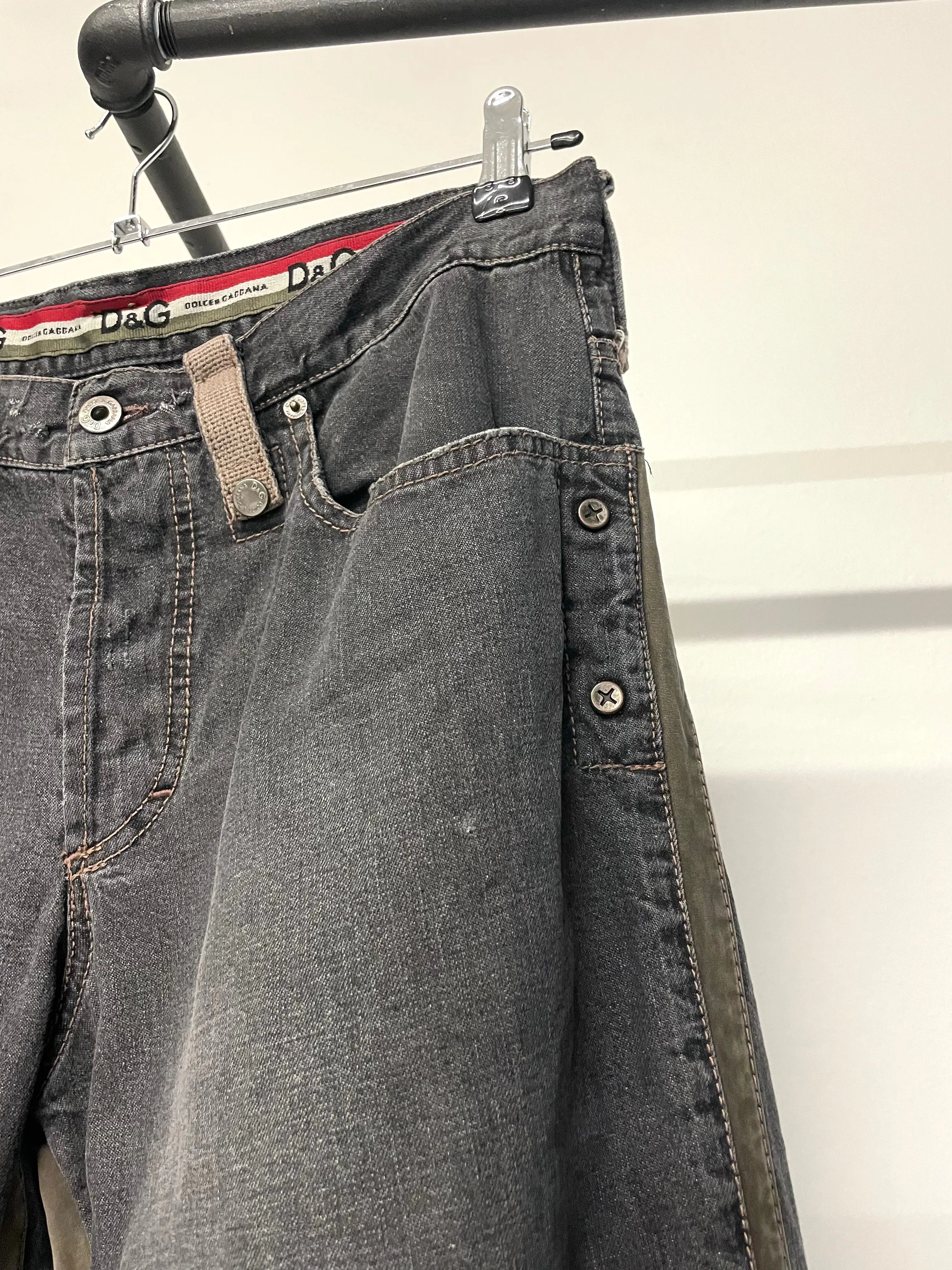 2004 Dolce & Gabbana bondage cargo pants