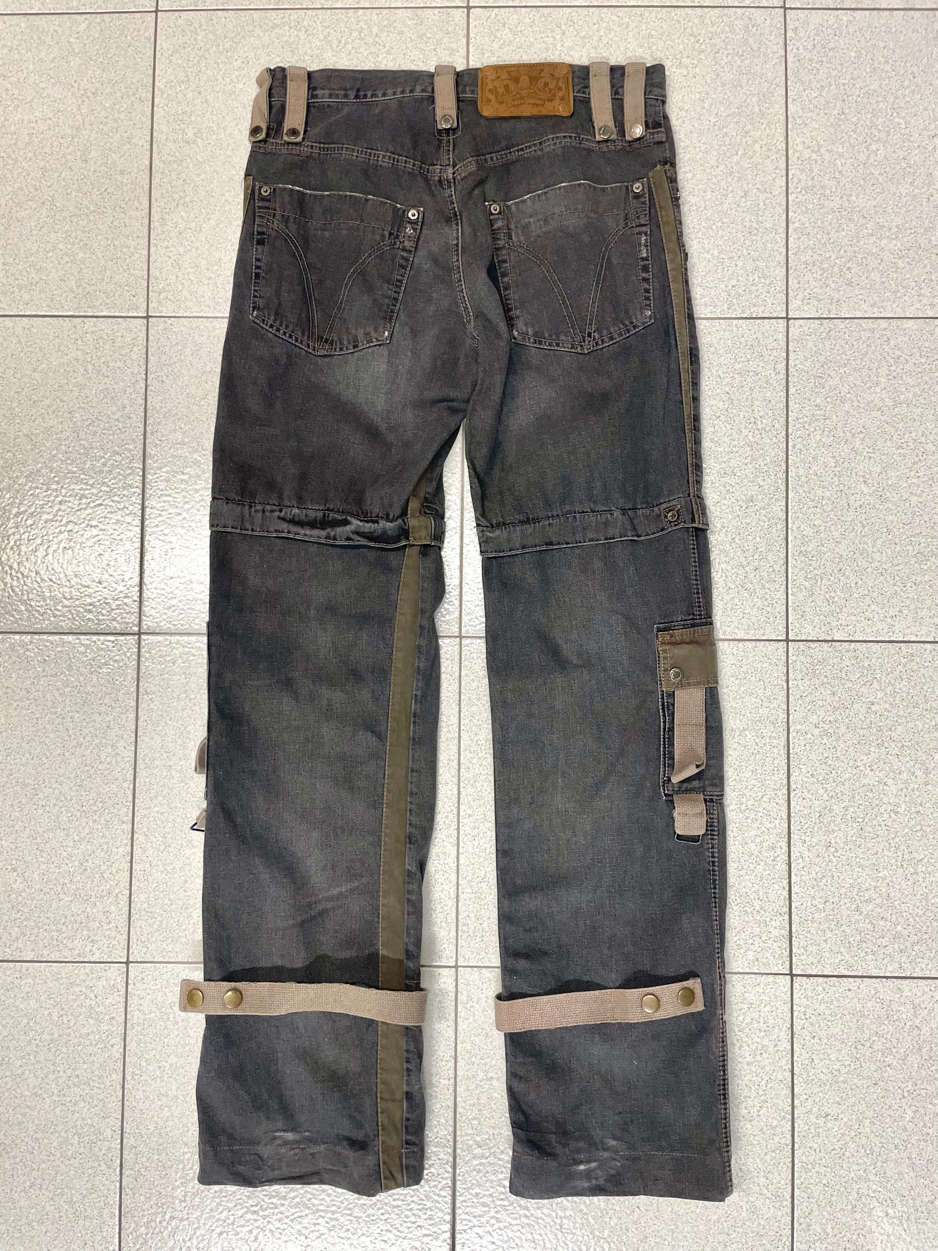 2004 Dolce & Gabbana bondage cargo pants