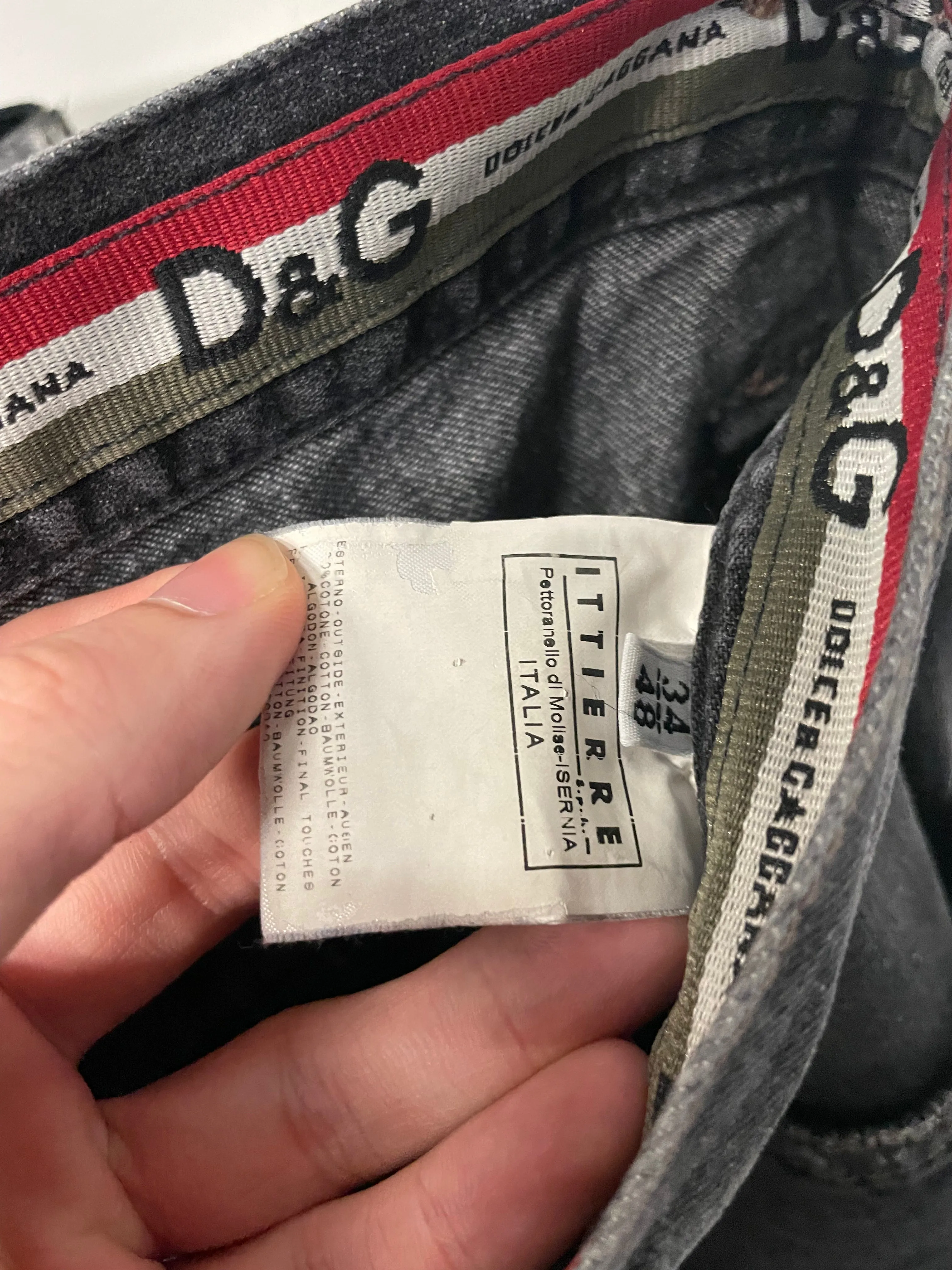 2004 Dolce & Gabbana bondage cargo pants
