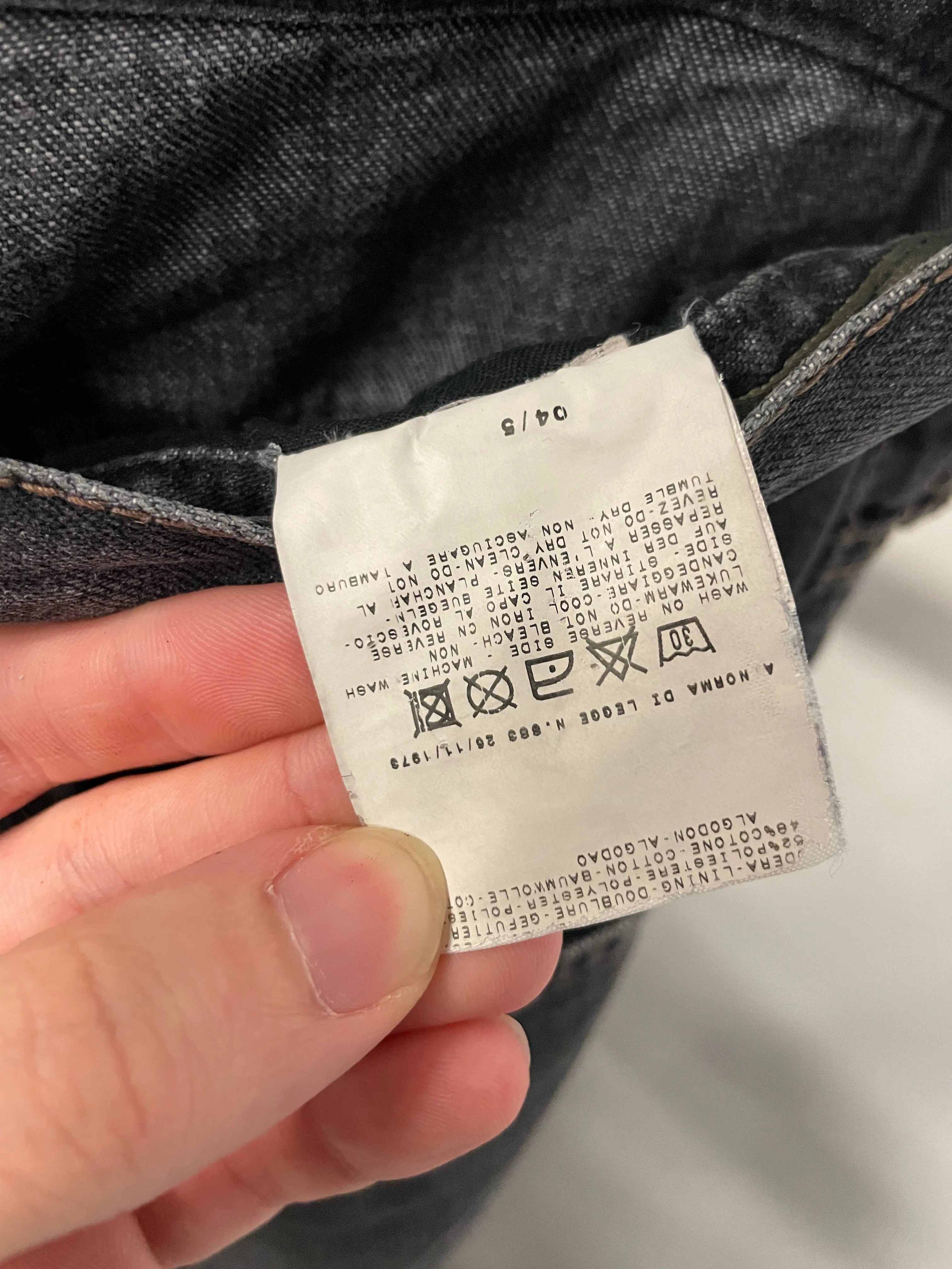 2004 Dolce & Gabbana bondage cargo pants