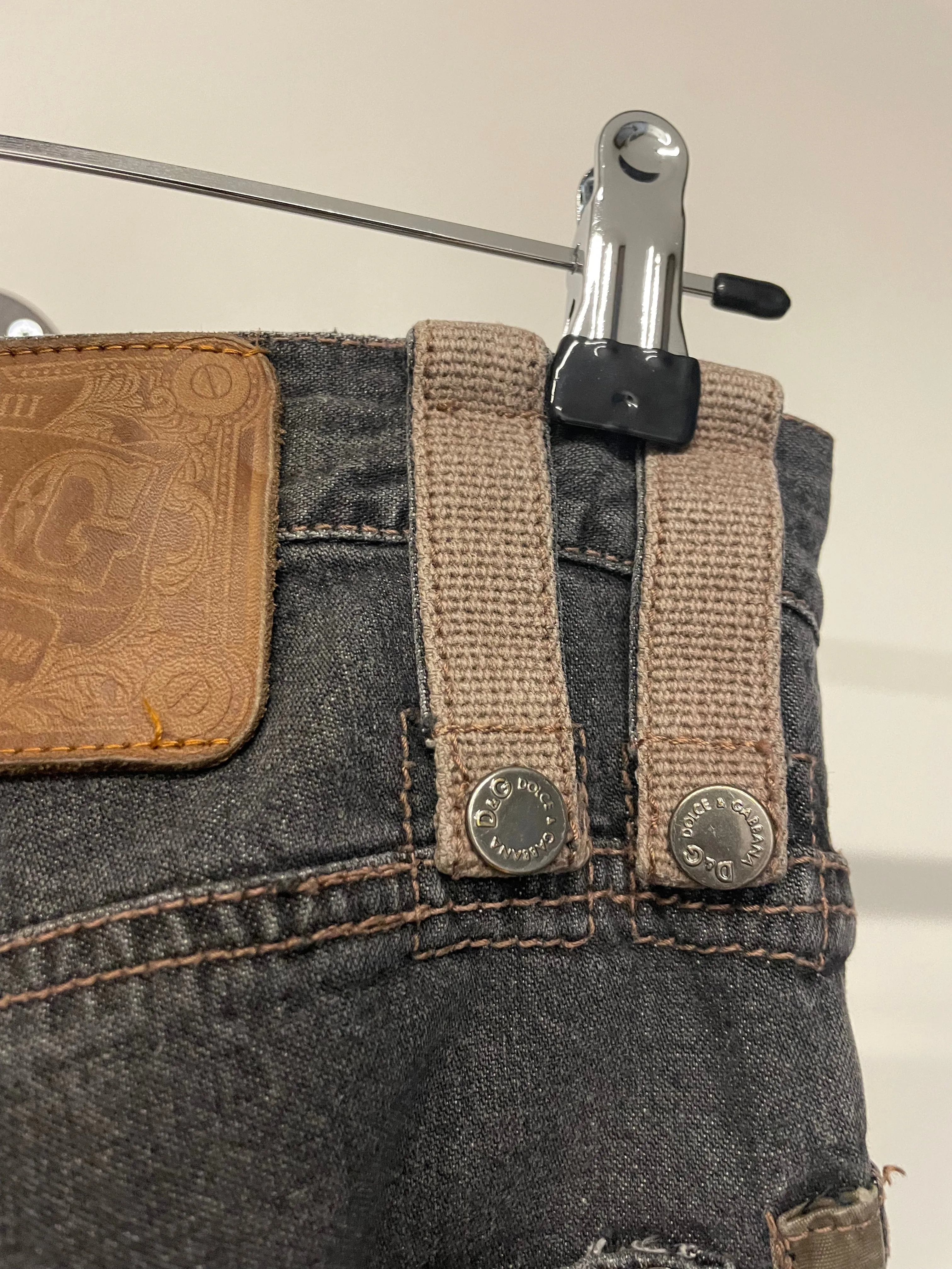 2004 Dolce & Gabbana bondage cargo pants