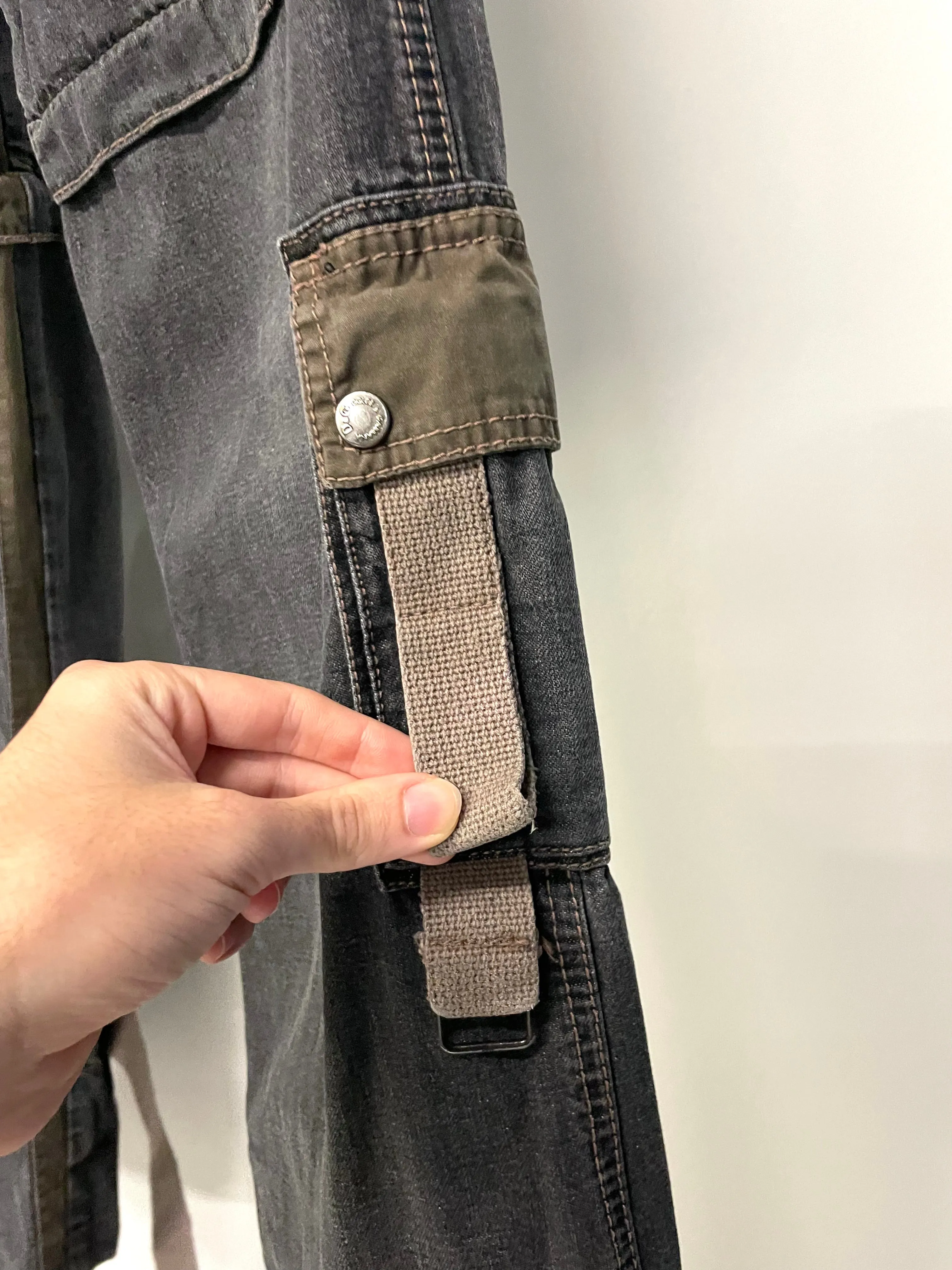 2004 Dolce & Gabbana bondage cargo pants