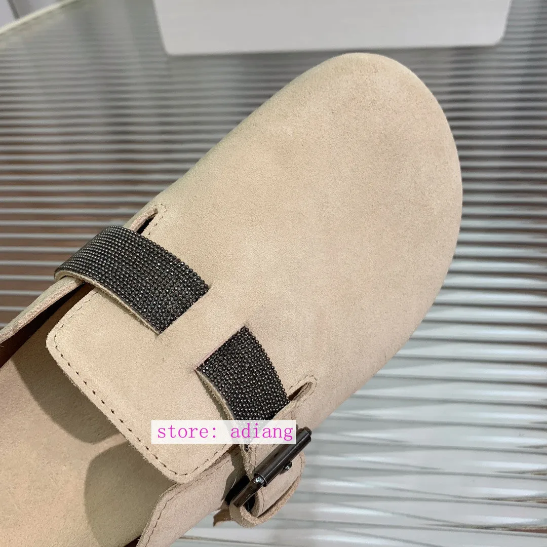 35-41 flats casual mules comfort slippers fashion shoes women 2023 new high quality