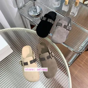 35-41 flats casual mules comfort slippers fashion shoes women 2023 new high quality
