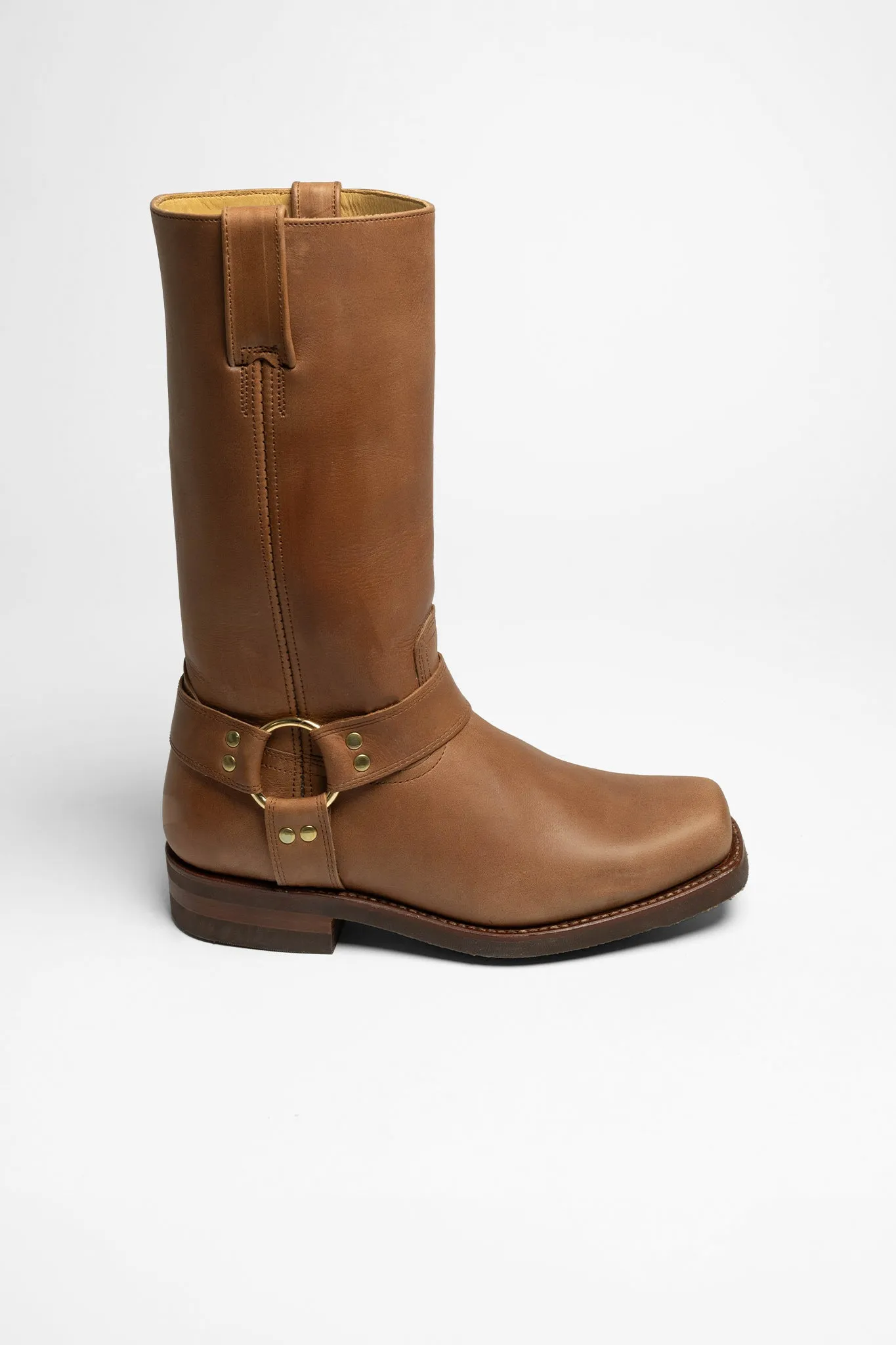 44330 BIKER BOOTS Unisex Braun