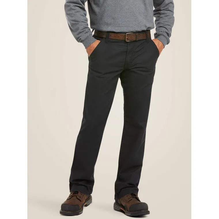 Ariat Men's Flame Resistant M4 Relaxed Workhorse Boot Cut Pant Black - 10023465