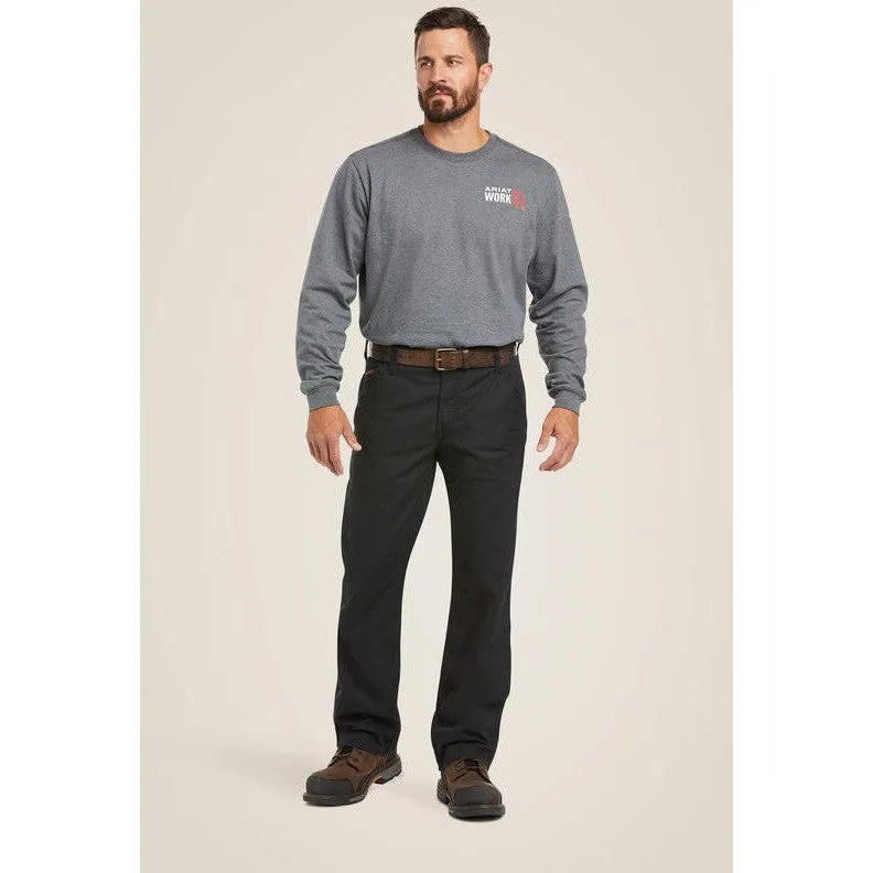 Ariat Men's Flame Resistant M4 Relaxed Workhorse Boot Cut Pant Black - 10023465