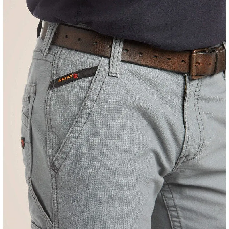 Ariat Men's Flame Resistant M4 Relaxed Workhorse Boot Cut Pant Gray - 10017226
