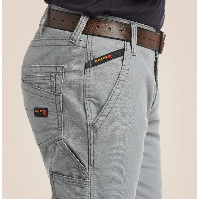 Ariat Men's Flame Resistant M4 Relaxed Workhorse Boot Cut Pant Gray - 10017226