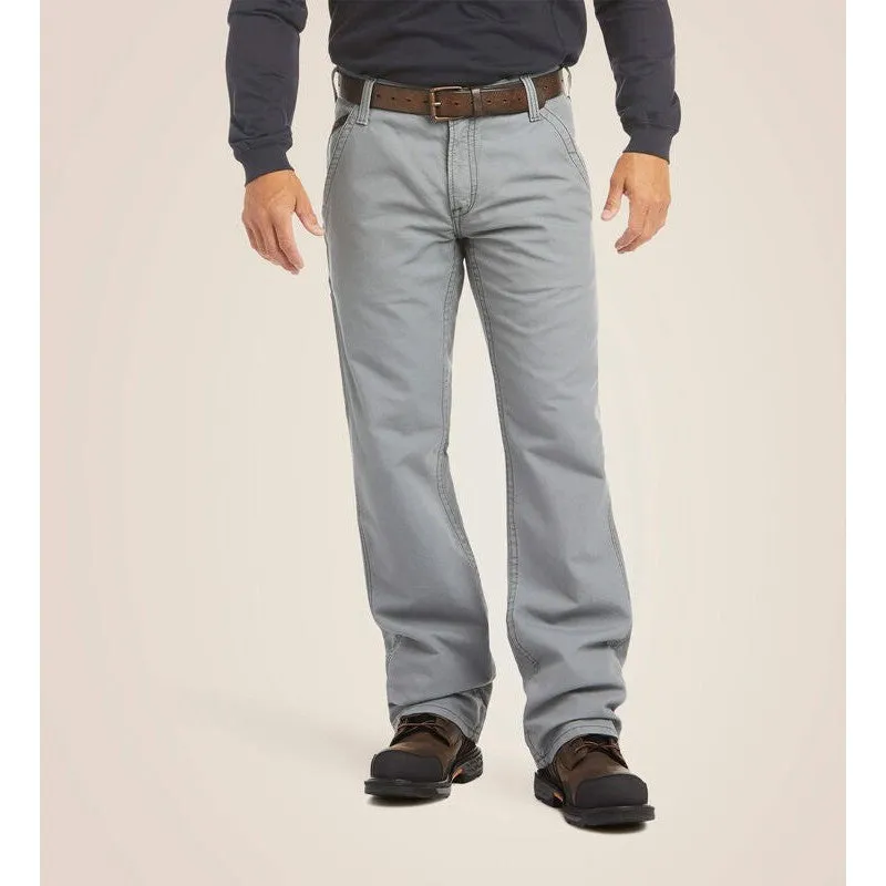 Ariat Men's Flame Resistant M4 Relaxed Workhorse Boot Cut Pant Gray - 10017226