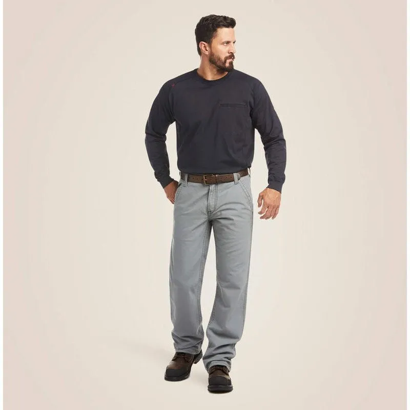 Ariat Men's Flame Resistant M4 Relaxed Workhorse Boot Cut Pant Gray - 10017226