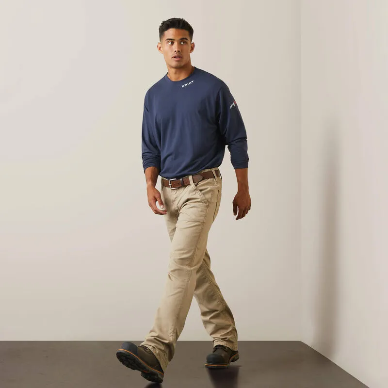 Ariat Men's Flame Resistant M4 Relaxed Workhorse Boot Cut Pant Khaki - 10017227