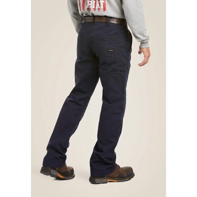 Ariat Men's Flame Resistant M4 Relaxed Workhorse Boot Cut Pant - Navy 10019623