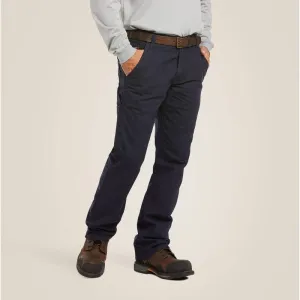 Ariat Men's Flame Resistant M4 Relaxed Workhorse Boot Cut Pant - Navy 10019623