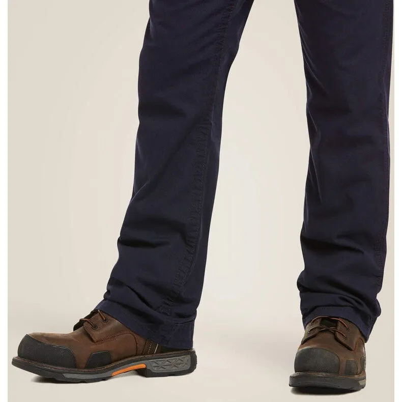 Ariat Men's Flame Resistant M4 Relaxed Workhorse Boot Cut Pant - Navy 10019623