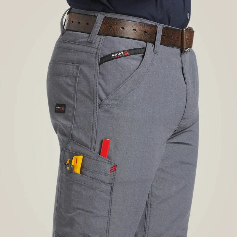 Ariat Men's Flame Resistant M5 DuraLight Ripstop Stackable Leg Pant Grey - 10039285