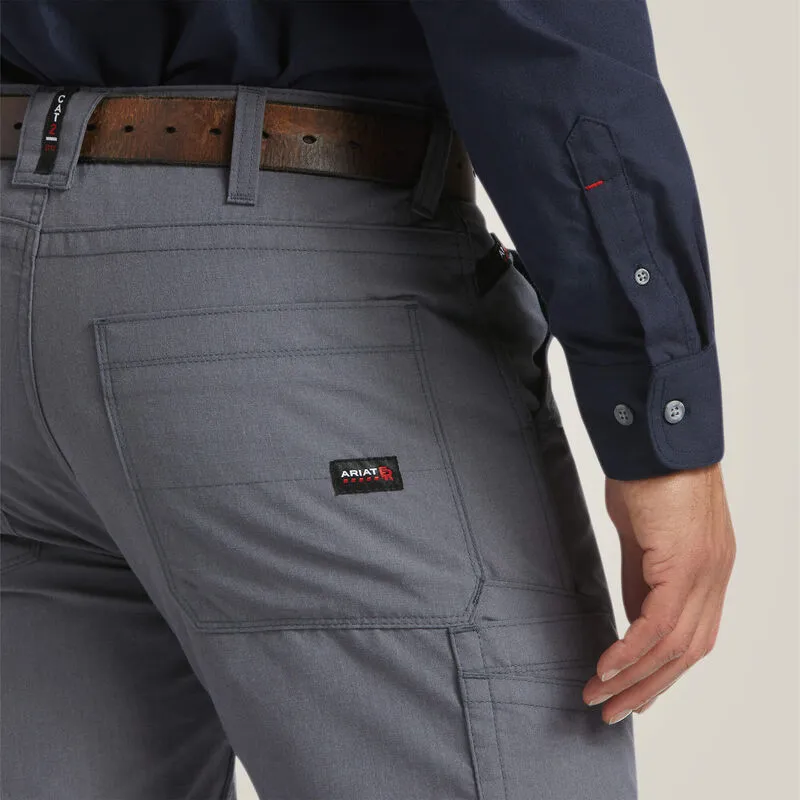 Ariat Men's Flame Resistant M5 DuraLight Ripstop Stackable Leg Pant Grey - 10039285