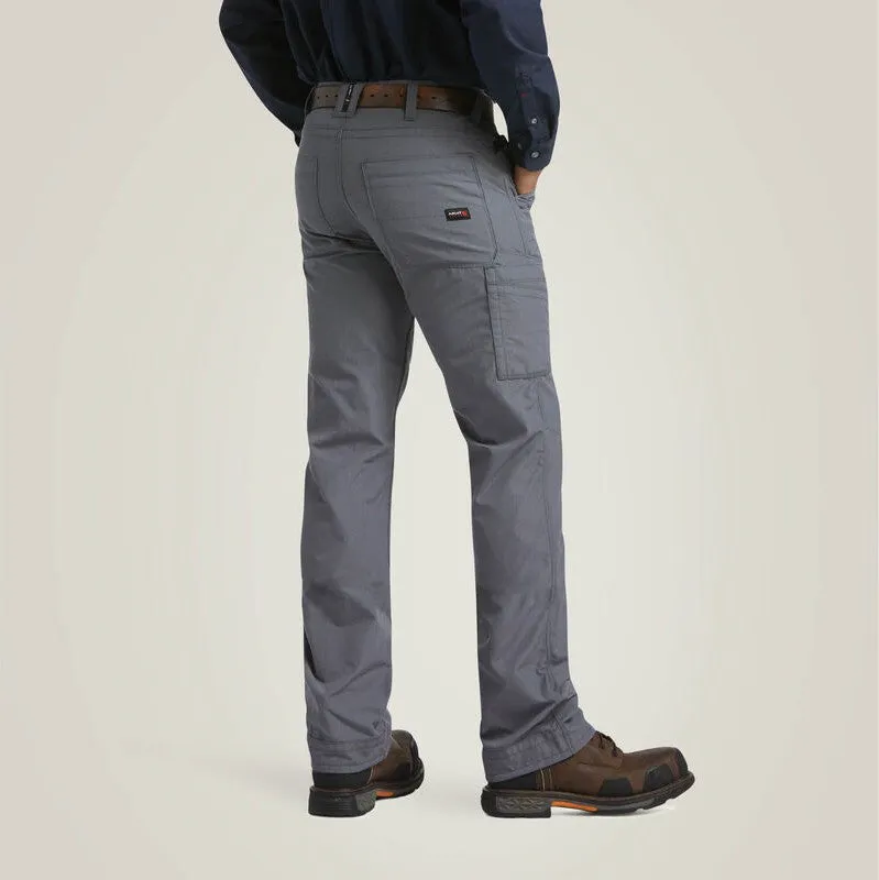 Ariat Men's Flame Resistant M5 DuraLight Ripstop Stackable Leg Pant Grey - 10039285