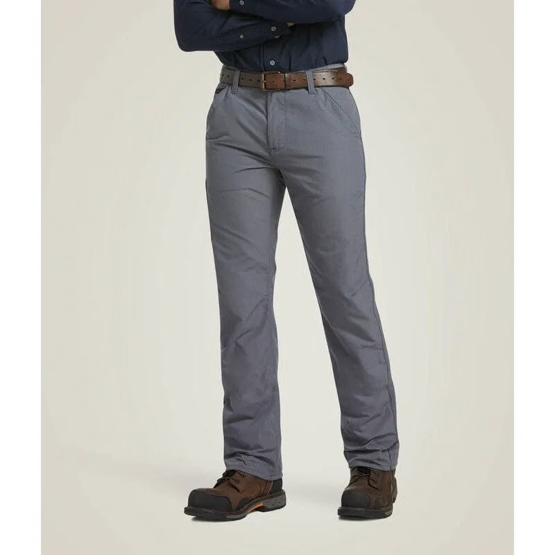 Ariat Men's Flame Resistant M5 DuraLight Ripstop Stackable Leg Pant Grey - 10039285
