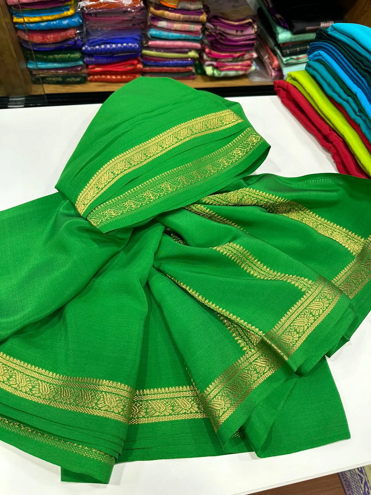 Attractive Pure Mysoore Silk Saree