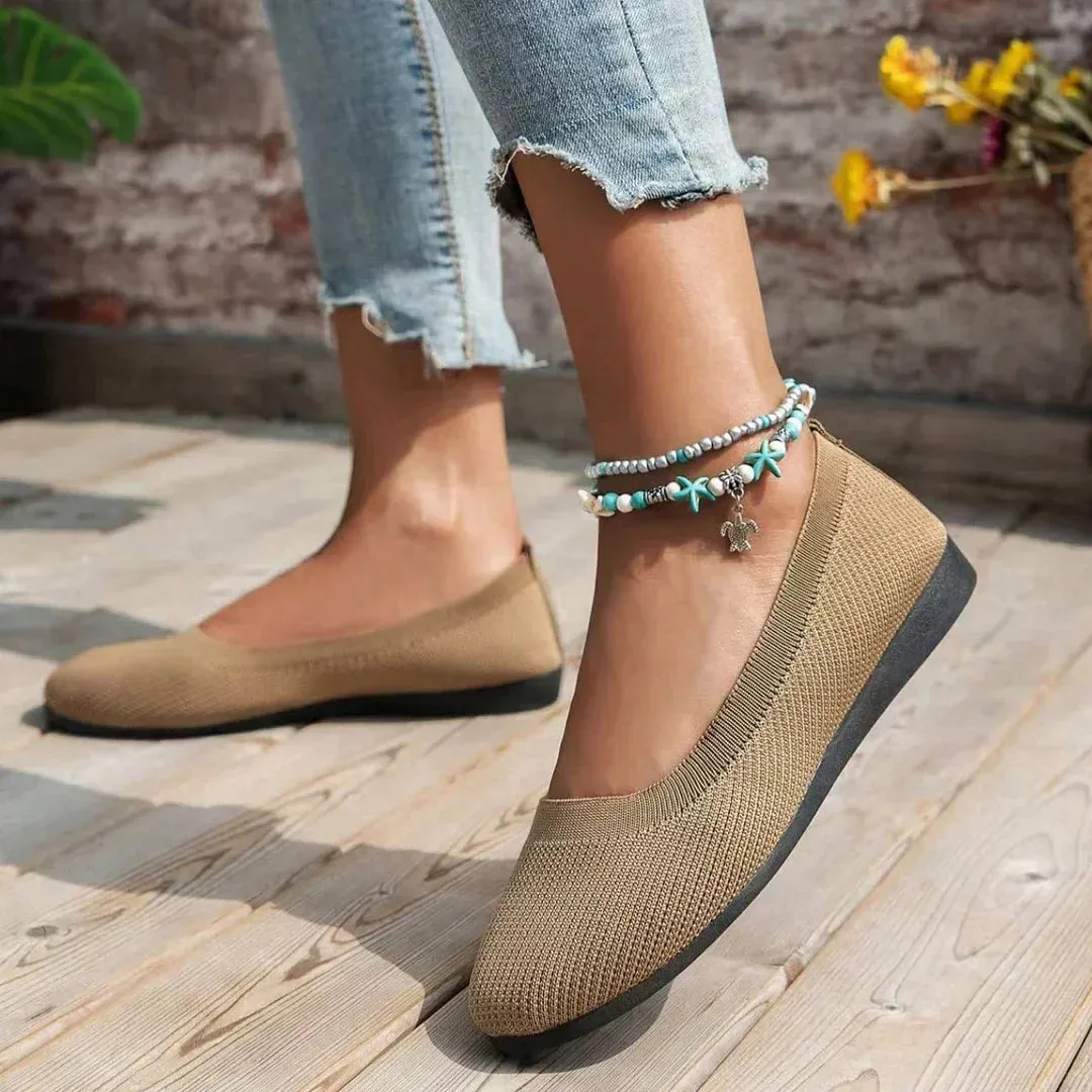 B&S | Orthopaedic & Breathable Flat Loafers for Women – Comfortable Sandals for All-Day Wear