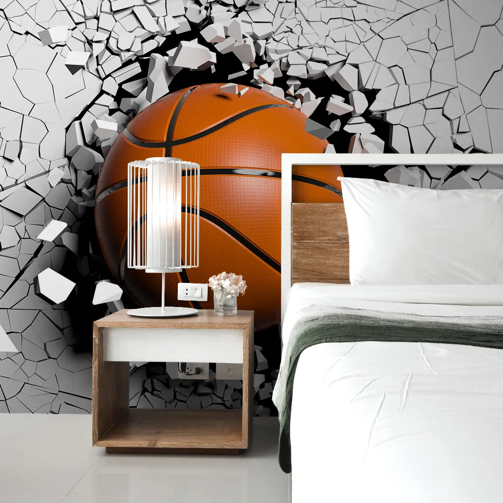 Basket Wrecking Ball Wallpaper Mural