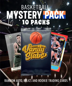 Basketball Foil Mystery 10 Packs (Random Auto, Relics and Rookie Trading Cards))