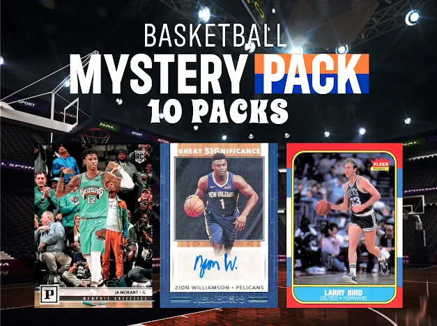 Basketball Foil Mystery 10 Packs (Random Auto, Relics and Rookie Trading Cards))