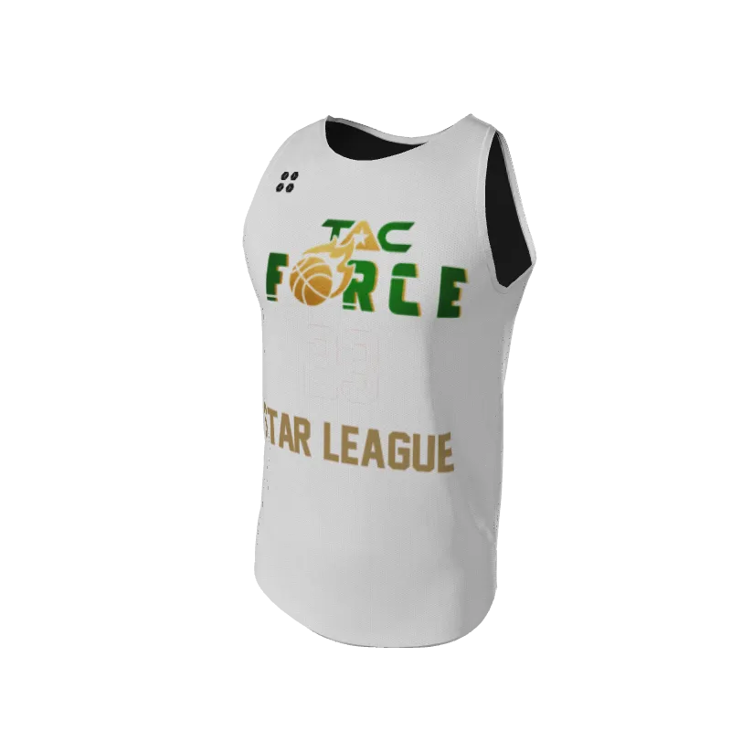 Basketball LiteOneX - White & Black Jersey LiteOneX Jersey. (x 6)