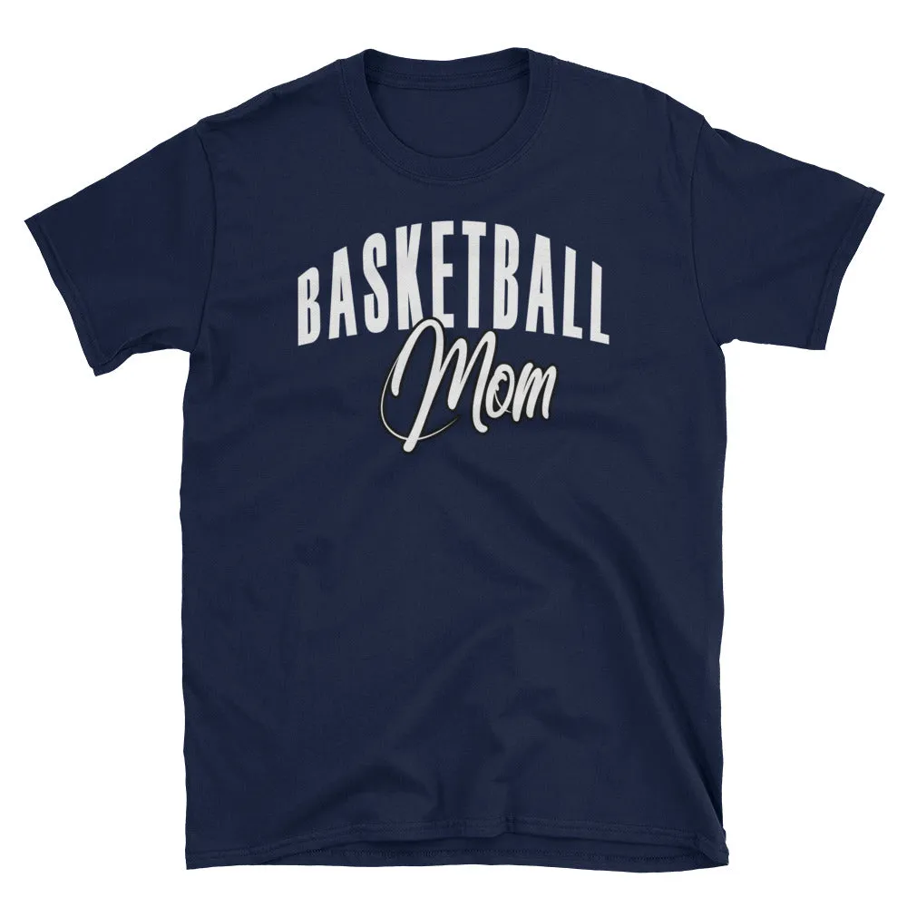Basketball Mom T Shirt Navy Basketball Tee Gift All Sizes Including Plus Size Basketball Mum T Shirt