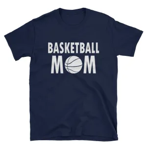 Basketball Mom T Shirt Navy Unisex Sports Mother T Shirt Navy Basketball Mum T Shirt