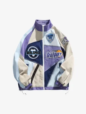 BASKETBALL PATCH BOMBER JACKET