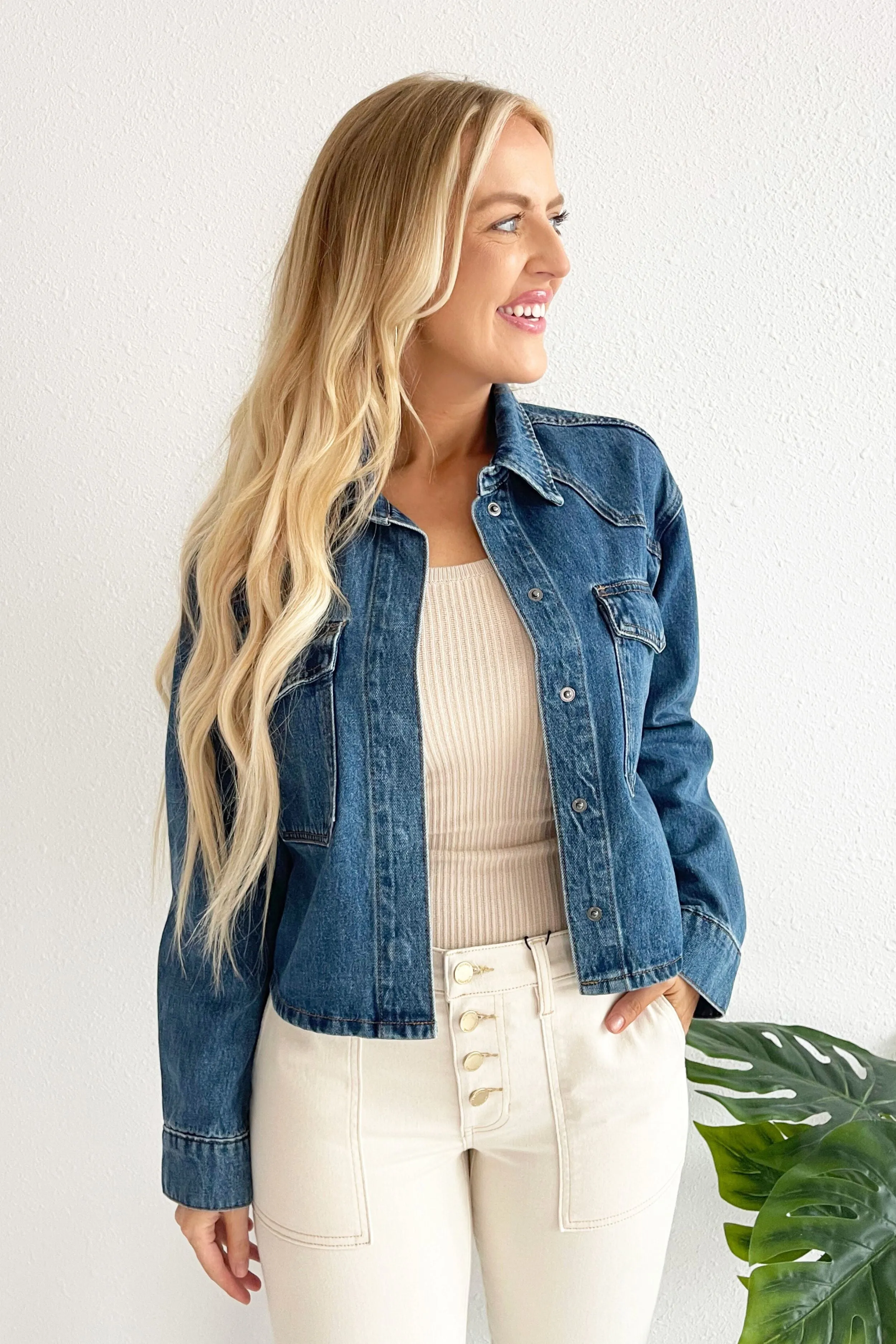 Billie Crop Jacket Western Yokes