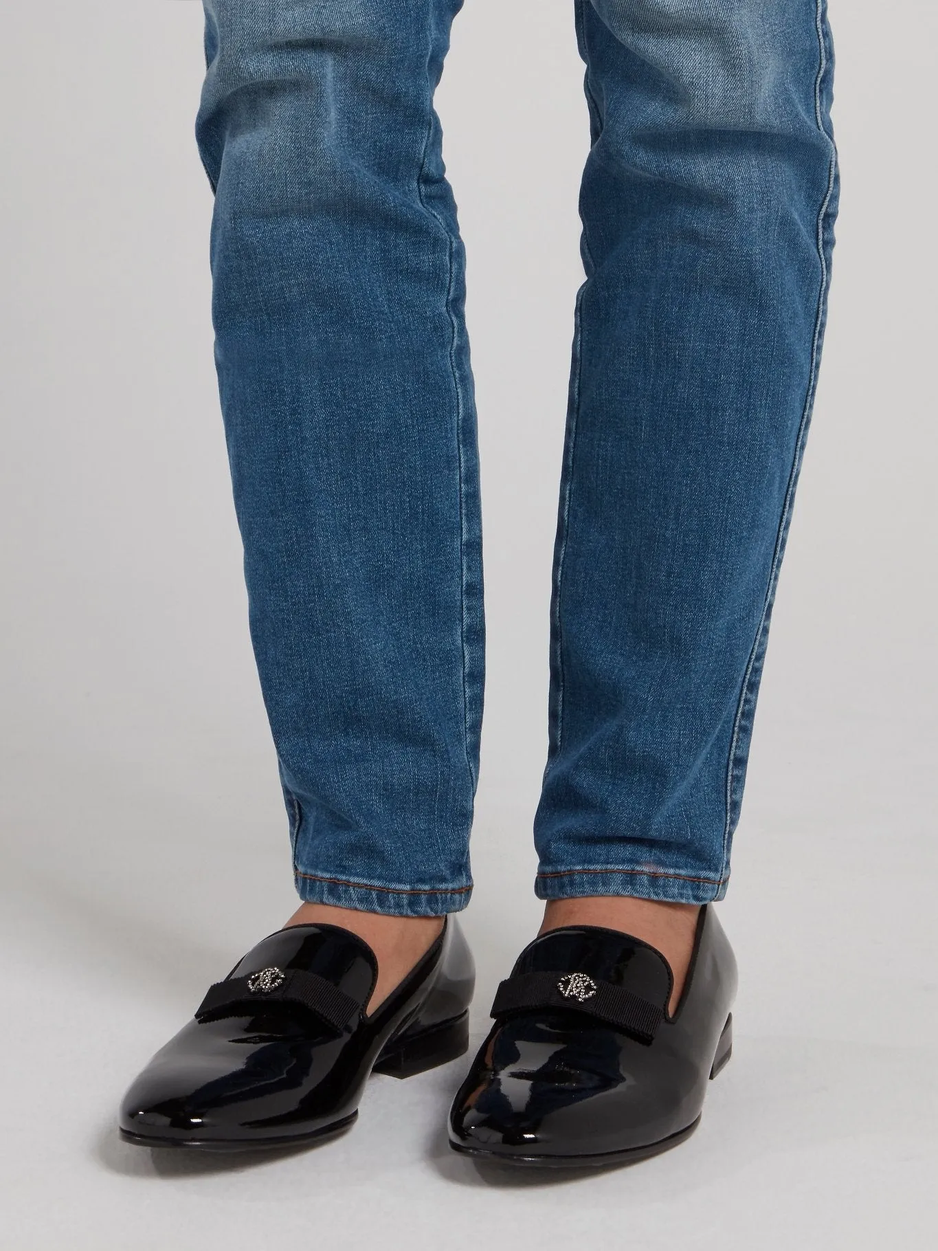 Black Patent Leather Loafers