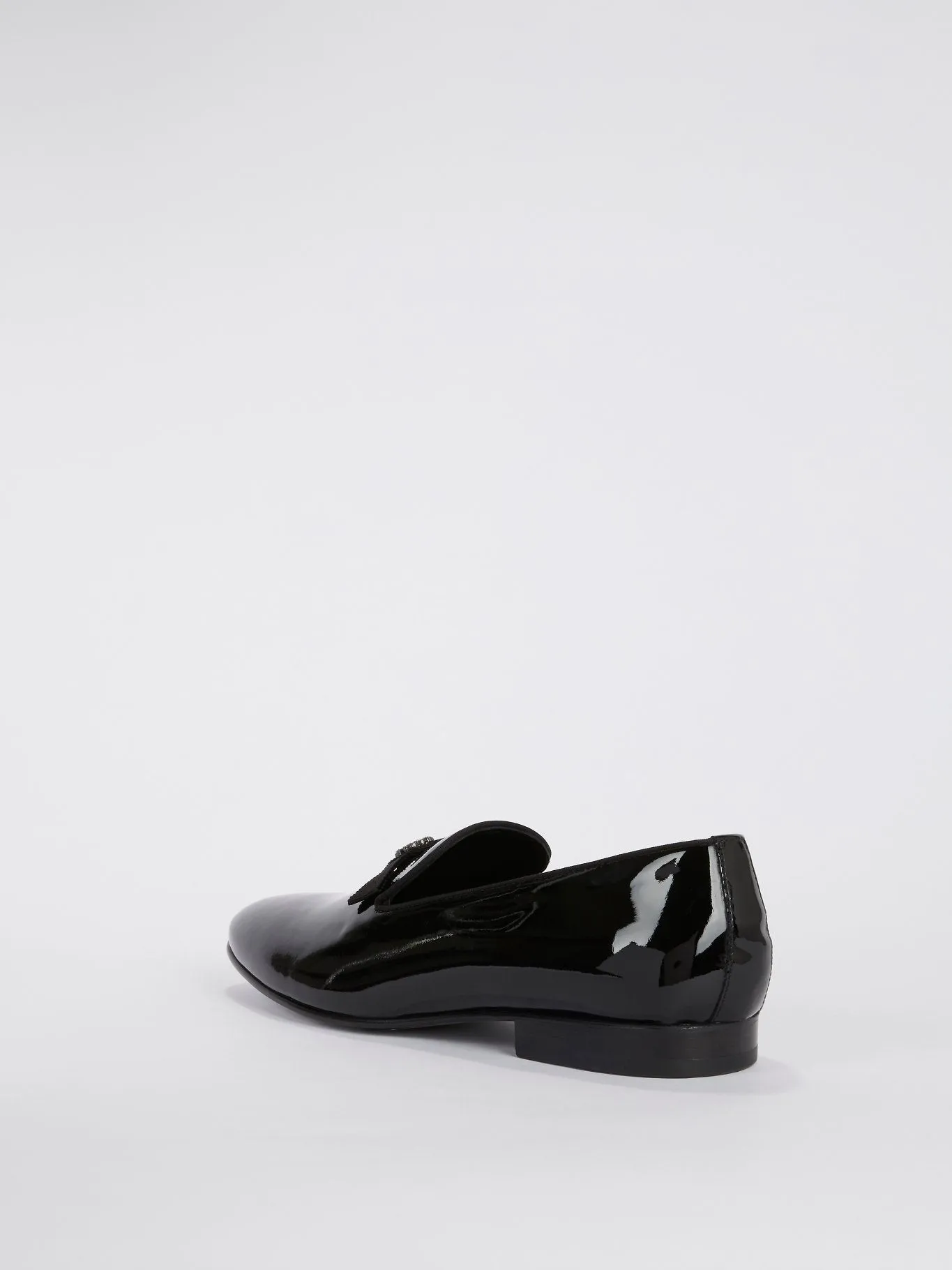 Black Patent Leather Loafers