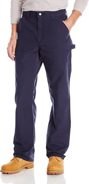 Brand new Carhartt Men's Canvas Dungaree Work Pant, Navy! Sz 31WX30L! Retails $65 