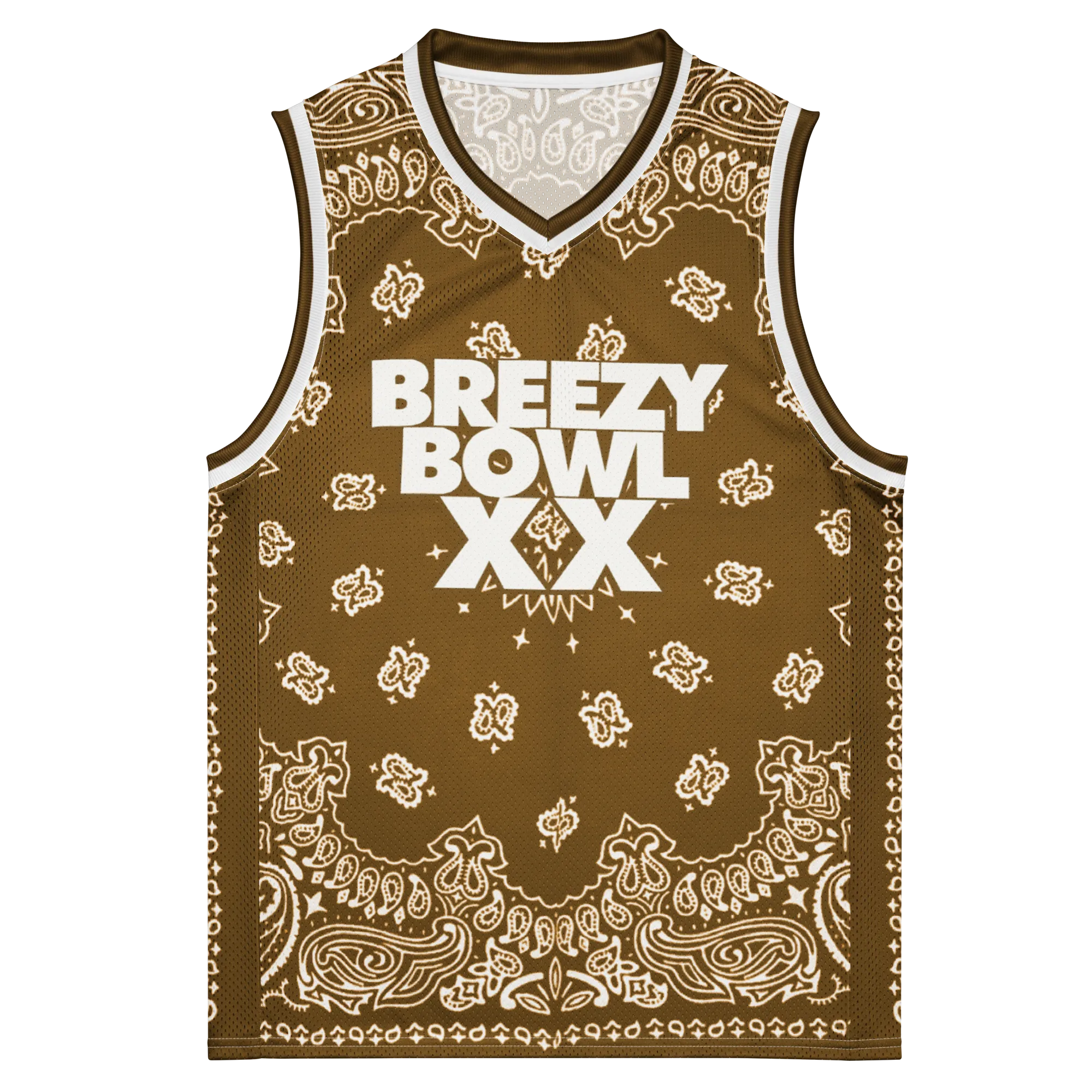 BREEZY BOWL XX BANDANA BASKETBALL JERSEY
