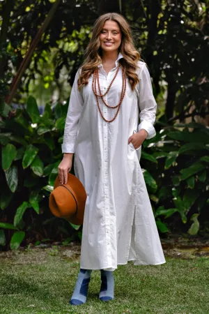 CABANA WHITE SHIRT DRESS