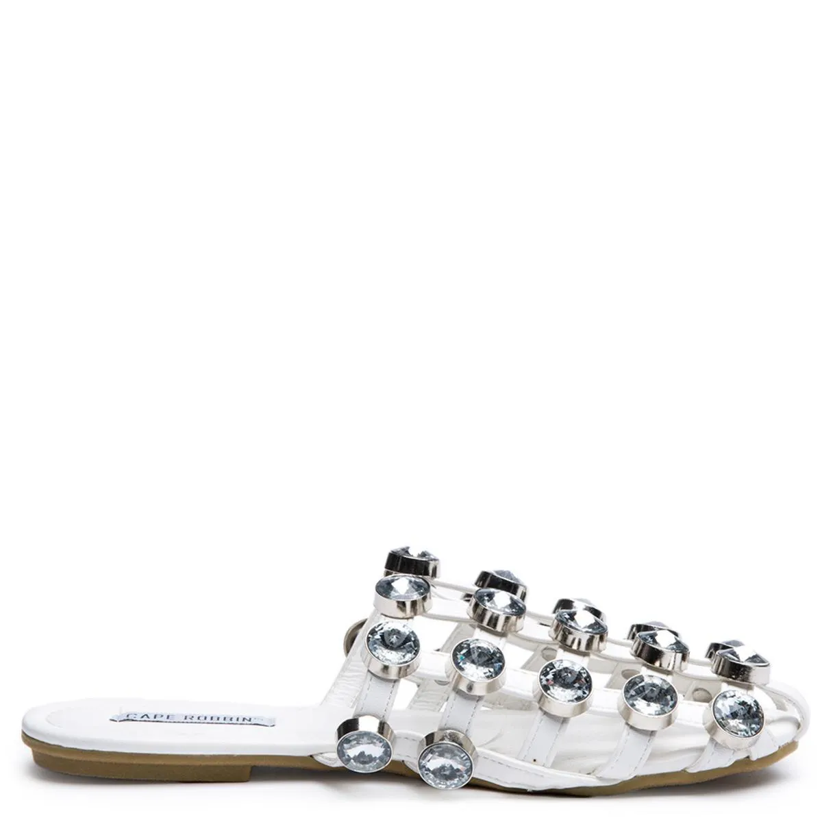 Cape Robbin Coma-17 White Sandal White
