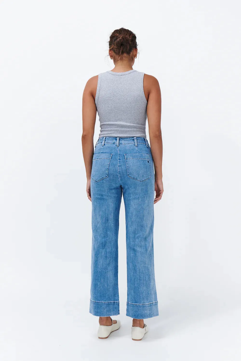 Celeste Pant - 70’s Blue