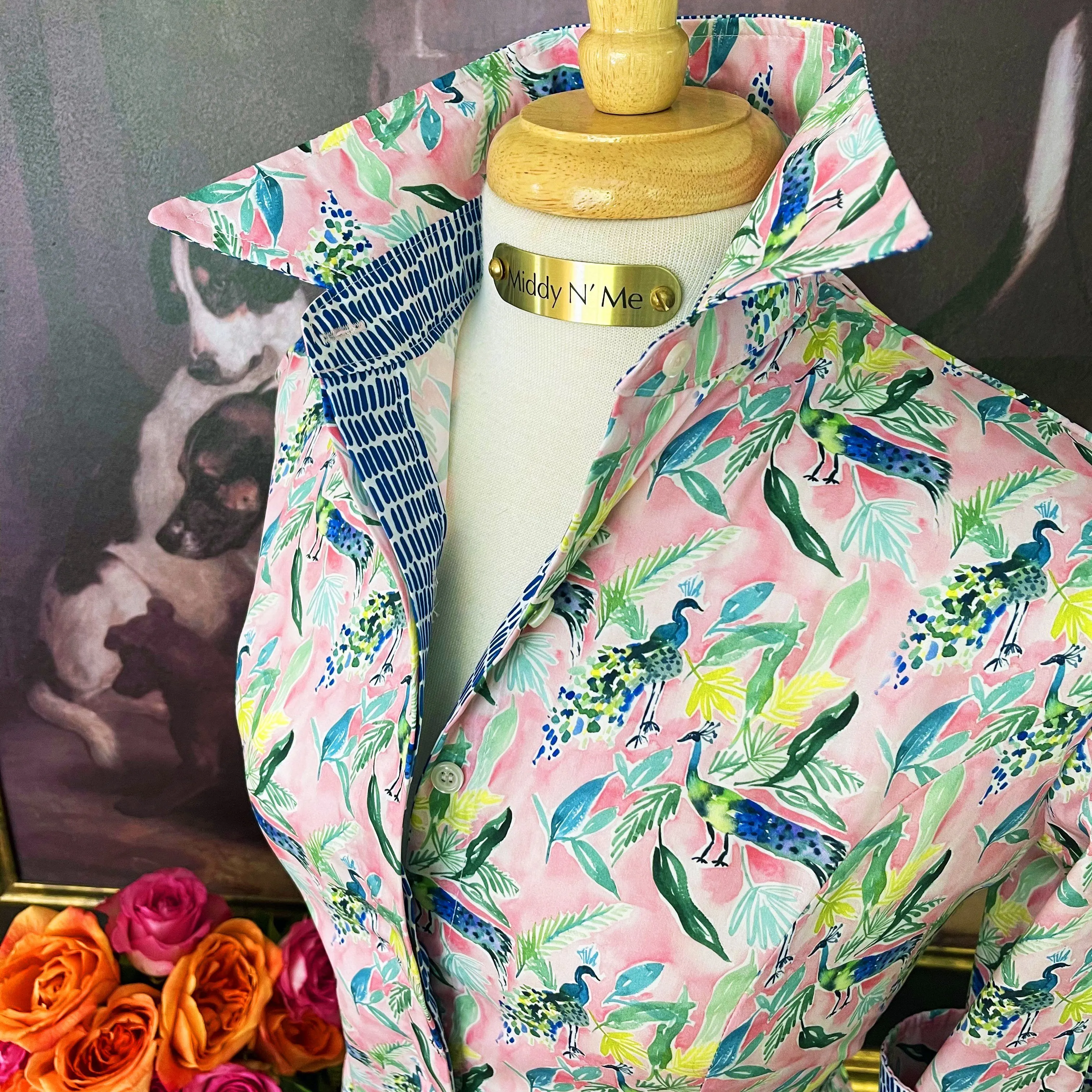 CHARLOTTE SHIRT IN PEACOCK