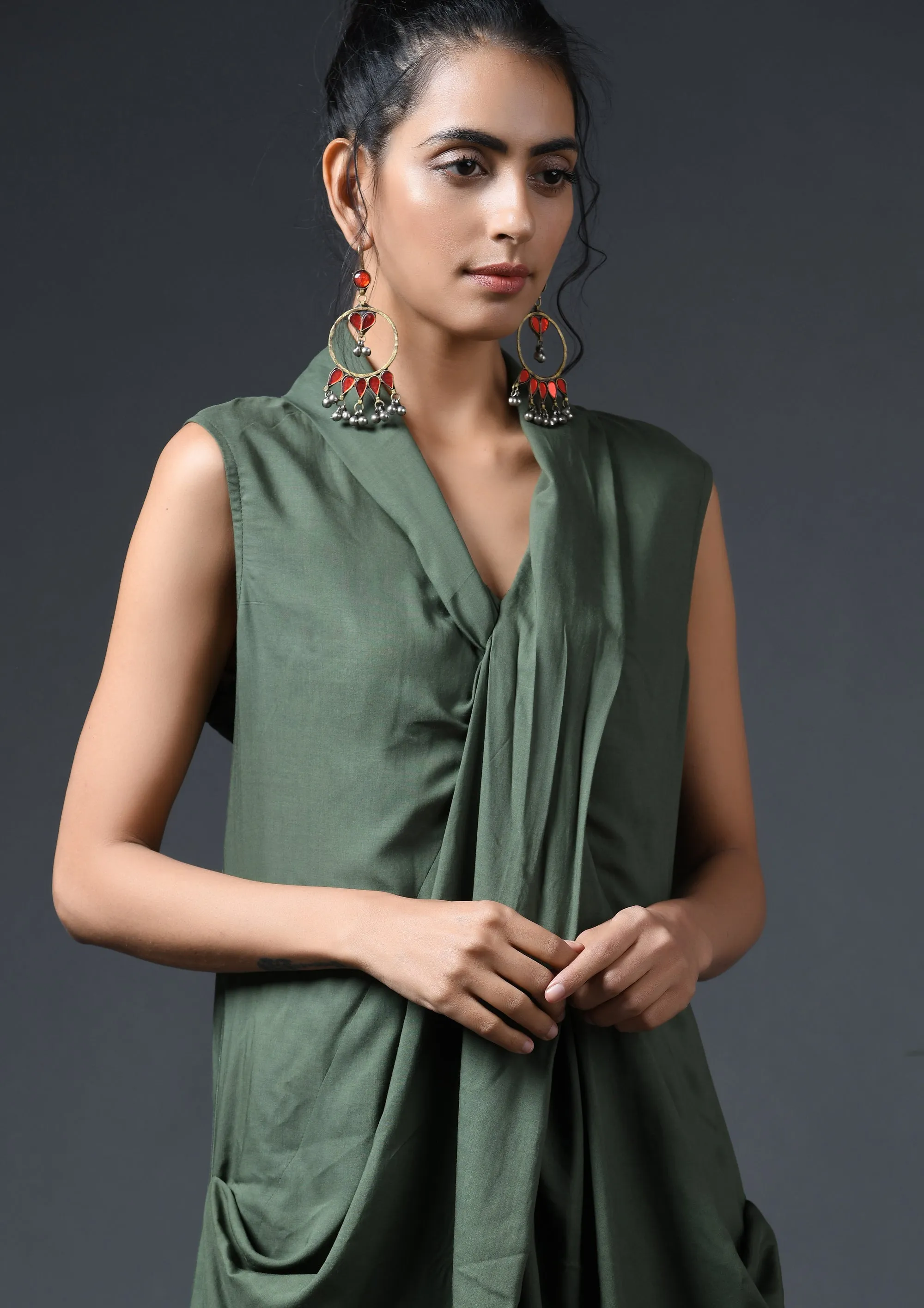 COWL DRESS