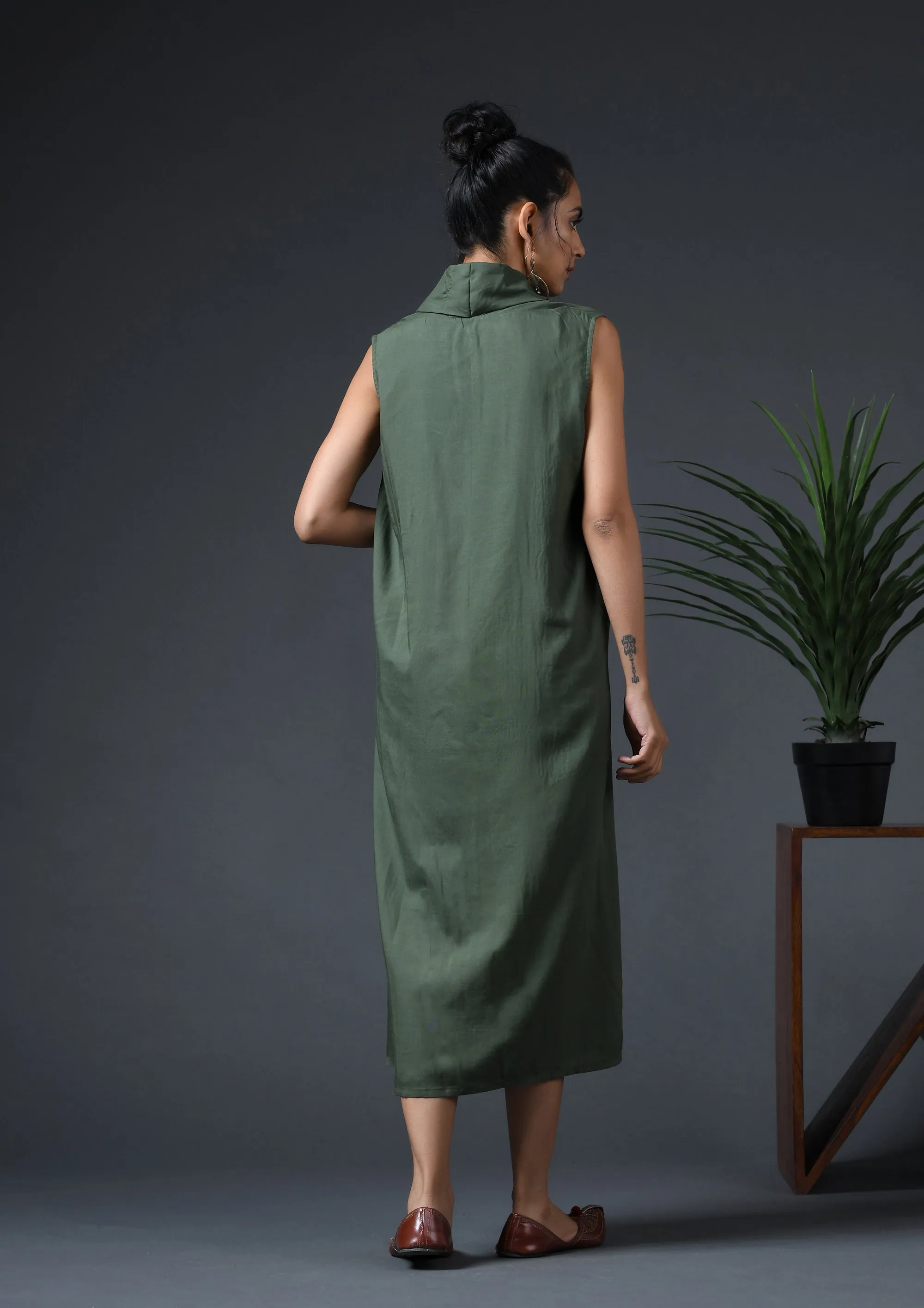 COWL DRESS