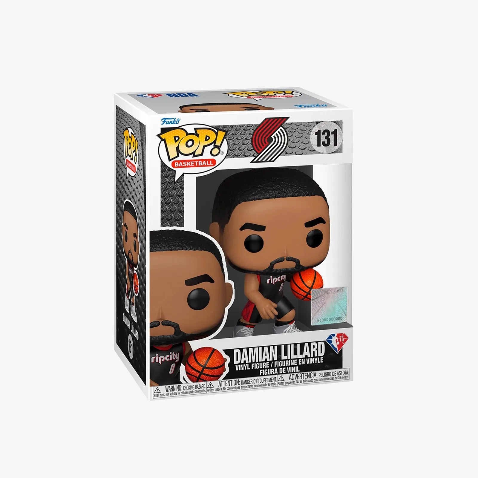 Damian Lillard Portland Trail Blazers City Edition Mixtape NBA Pop! Vinyl