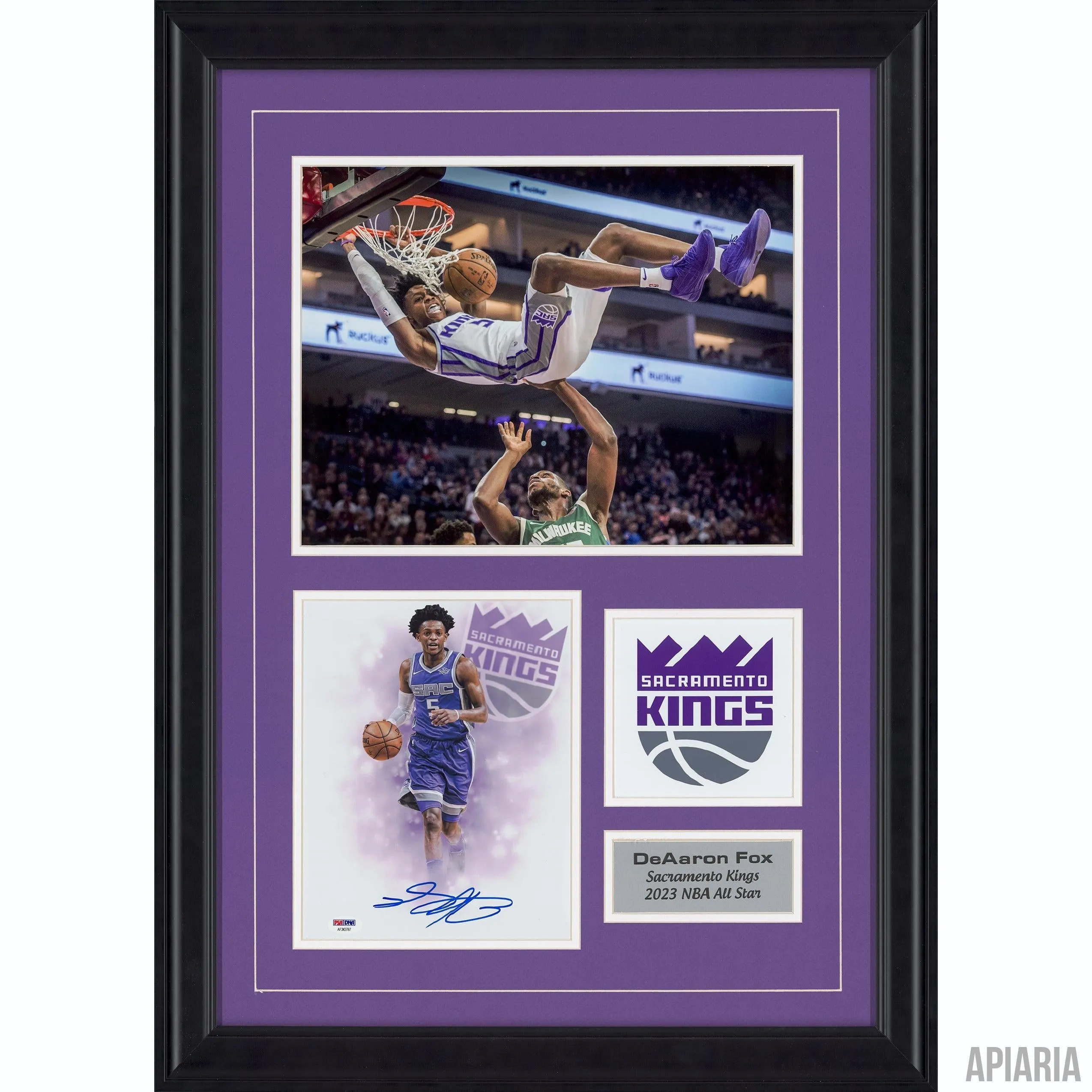 De'Aaron Fox Autographed Photo